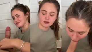 Cute Sexy Babe Sucking Big Cock Uncut Video
