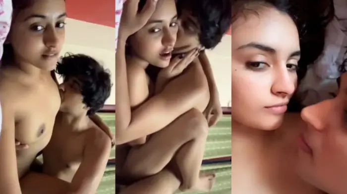 Cute Slim Horny GF Fucking Hard Moaning With BF Uncut Video